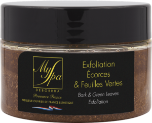 Gommage feuille vertes